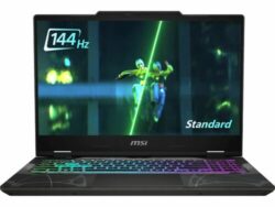 MSI Cyborg 15 B13W, vista frontal con teclado retroiluminado